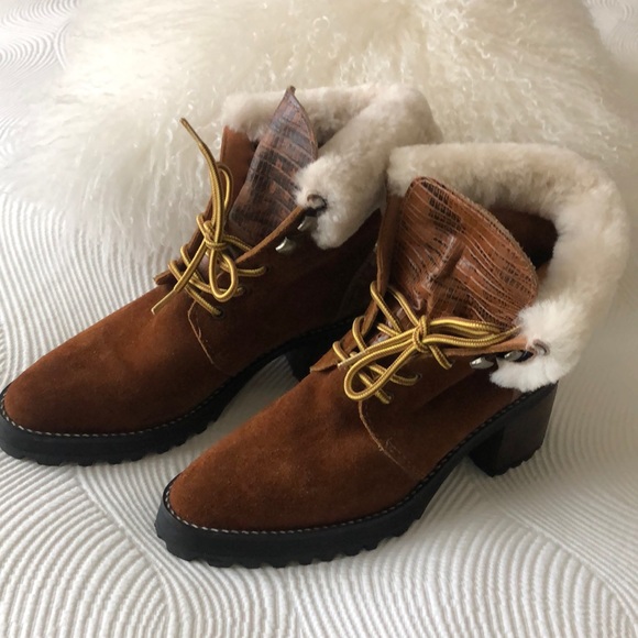 Shoes - NWT SABRINA TACH Suede Boots
